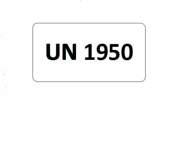 UN-Etiketten mit Eindruck UN 1950