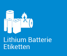 Lithium Batterie Etiketten