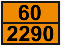 UN-Tafel 30x40 mit Eindruck 60 und 2290