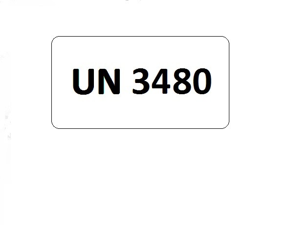 UN-Etiketten mit Eindruck UN 3480