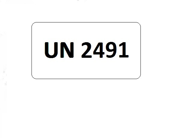 UN-Etiketten mit Eindruck UN 2491