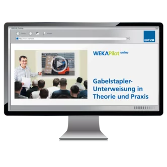 Gabelstapler-Unterweisung in Theorie und Praxis online