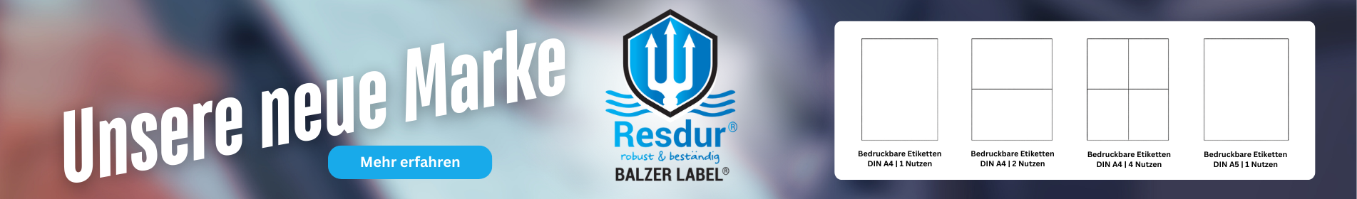 Resdur die neue Marke von Balzer Label