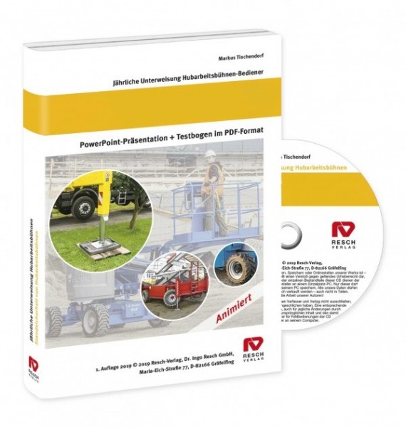 Jährliche Unterweisung von Bedienern fahrbarer Hubarbeitsbühnen CD-ROM