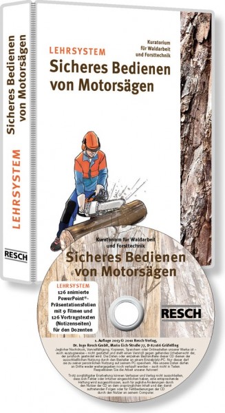 Lehrsystem "Sicheres Bedienen von Motorsägen"