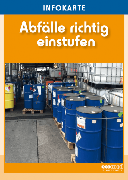 Infokarte Abfälle richtig einstufen