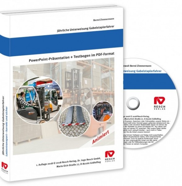 Jährliche Unterweisung Gabelstaplerfahrer CD-ROM