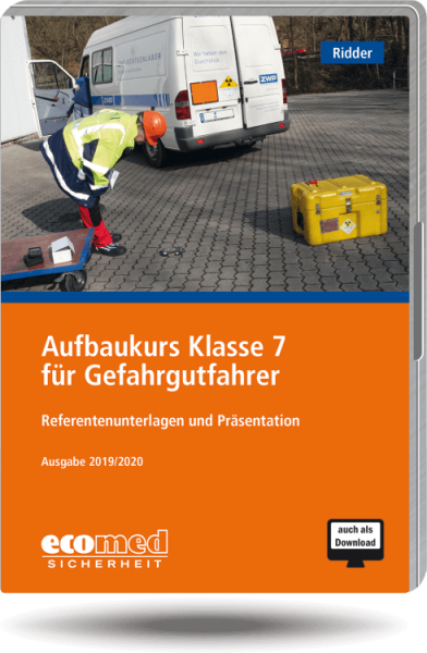 Aufbaukurs für Gefahrgutfahrer Klasse 7 2019 CD-ROM